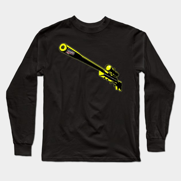 Punchado Sniper Rifle Blank Text, v. Code Yellow Long Sleeve T-Shirt by punchado